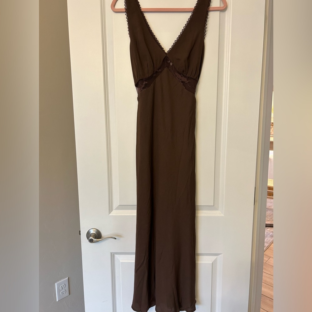 Wild fable brown slip dress